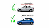 Driver Left Side Front Door Window Door Glass Compatible with Kia Rio / Rio5 2006-2011 Models
