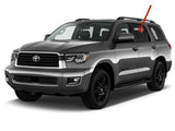 Driver Left Side Rear Door Window Door Glass Compatible with Toyota Sequoia 2008-2022 Models