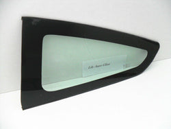 Driver Left Side Quarter Window Quarter Glass W/ Gasket Compatible with Honda Civic 2 Door Coupe 2012-2015 Models