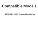Driver Left Side Front Door Window Door Glass Compatible with Peterbilt 579 2012-2025 Models
