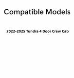 Tempered Driver Left Side Rear Door Window Door Glass Compatible with Toyota Tundra Pickup 4 Door Crew Cab 2022-2025 Models