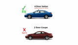 Driver Left Side Front Door Window Door Glass Compatible with Honda Accord 4 Door Sedan 2003-2007 Models