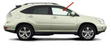 Passenger Right Side Front Door Window Door Glass Compatible with Lexus RX330 / RX350 / RX400 2004-2009 Models