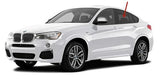 Driver Left Side Rear Door Window Door Glass Compatible with BMW X4 2015-2018 Models / X4 M40i 2016-2018 Models