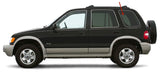 Driver Left Side Quarter Glass Quarter Window Compatible with Kia Sportage 1995-2002 4 Door Models