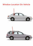 Passenger Right Side Rear Vent Window Vent Glass Compatible With Hyundai Elantra 1996-2000 Models