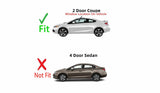 Driver Left Side Door Window Door Glass Compatible with Honda Civic 2 Door Coupe 2012-2014 Models