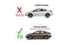 Driver Left Side Front Door Window Door Glass Compatible with Honda Civic 4 Door Sedan 2012-2015 Models