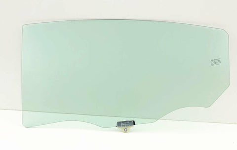 Driver Left Side Rear Door Window Door Glass Compatible with Hyundai Elantra 4 Door Sedan 2011-2016 Models