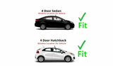 Passenger Right Side Front Door Window Door Glass Compatible with Kia Rio Rio5 2012-2017 Models