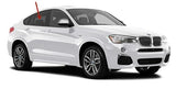 Passenger Right Side Rear Door Window Door Glass Compatible with BMW X4 2015-2018 Models / X4 M40i 2016-2018 Models