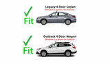Driver Left Side Front Door Window Door Glass Compatible with Subaru Legacy / Outback 2015-2019 Models