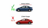 Driver Left Side Front Door Window Door Glass Compatible with Honda Civic / Civic Hybrid 4 Door Sedan 2006-2011 Models