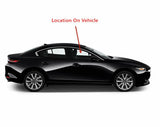 Tempered Passenger Right Side Front Door Window Door Glass Compatible with Mazda 3 4-Door Sedan 2019-2026 Models