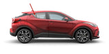 Passenger Right Side Rear Vent Window Vent Glass Compatible with Toyota C-HR 2018-2022 Models