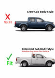 Passenger Right Side Rear Quarter Window Quarter Glass Compatible with Nissan Frontier Pickup 2005-2021 /Suzuki Equator 2009-2012 2 Door Extended Cab Models