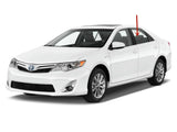 Driver Left Side Rear Door Window Door Glass Compatible with Toyota Camry 4 Door Sedan 2012-2014 Models