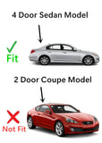 Tempered Passenger Right Side Rear Door Window Door Glass Compatible with Hyundai Genesis 4 Door Sedan 2009-2014 Models