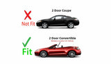 Driver Left Side Door Window Door Glass Compatible with Mitsubishi Eclipse 2 Door Convertible 2007-2012 Models