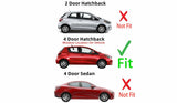 Passenger Right Side Rear Door Window Door Glass Compatible with Toyota Yaris 4 Door Hatchback 2012-2019 Models