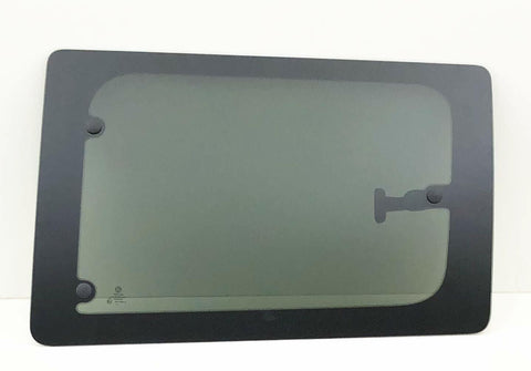 Movable Manual Sytle Driver Left Side Rear Door Window Door Glass Compatible with Ram Promaster City 2015-2022 Models
