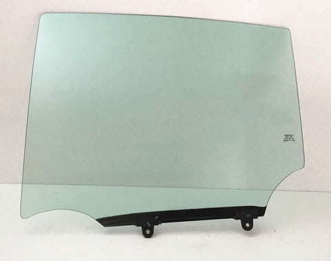 Driver Left Side Rear Door Window Door Glass Compatible with Nissan Versa 4 Door Sedan 2012-2019 Models