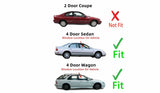 Passenger Right Side Front Door Window Door Glass Compatible with Honda Accord 4 Door Sedan/Wagon 1994-1997 Models