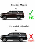 With Sensor Style Tempered Driver Left Side Quarter Window Quarter Glass Compatible with Cadillac Escalade 2021-2026 Models ( Not For Escalade ESV)