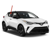 Passenger Right Side Rear Door Window Door Glass Compatible with Toyota C-HR 2018-2022 Models