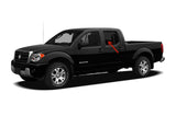 Driver Left Side Rear Door Window Door Glass Compatible with Nissan Frontier Pickup 2005-2021 4 Door Crew Cab Models