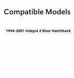 Passenger Right Side Door Window Door Glass Compatible with Acura Integra 2 Door Hatchback 1994-2001 Models