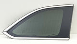 Passenger Right Side Quarter Window Quarter Glass Chrome Moulding Compatible with Toyota Highlander / Highlander Hybrid 2014-2019 Models