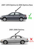 Driver Left Side Rear Door Window Door Glass Compatible with Kia Optima 2007-2010 Models (Also Fit 2006 Optima New Body Style)