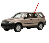 Tempered Driver Left Side Rear Door Window Door Glass Compatible with Honda CR-V 2002-2006 Models