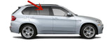 Passenger Right Side Rear Door Window Door Glass Compatible with BMW X5 2007-2013 Models