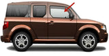 Passenger Right Side Front Door Window Door Glass Compatible with Honda Element 2003-2011 Models