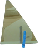 Factory Mirror Tinted Driver Left Side Rear Vent Window Vent Glass Compatible with Lexus RX300 4 Door SUV 1999-2003