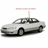 Driver Left Side Front Door Window Door Glass Compatible with Lexus ES300 1997-2001 Models