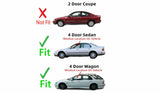 Driver Left Side Front Door Window Door Glass Compatible with Honda Accord 4 Door Sedan/Wagon 1994-1997 Models
