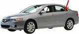 Driver Left Side Rear Vent Window Vent Glass Compatible with Acura TSX 2004-2008 Models Glass Only