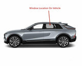 Tempered Driver Left Side Rear Door Window Door Glass Compatible with Cadillac Lyriq 2023-2025 Models