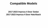 Driver Left Side Front Door Window Door Glass Compatible with Subaru Impreza 2017-2023 Models