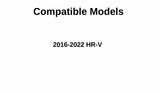 Passenger Right Side Front Door Window Door Glass Compatible with Honda HR-V 4 Door Hatchback 2016-2022 Models