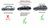 Driver Left Side Front Door Window Door Glass Compatible with Volkswagen Jetta 2006-2010 / Jetta (New) 2005 / GLI 2008-2010 4 Door Sedan Models / Jetta 4 Door Wagon 2008-2014 Models