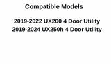 Heated Rear Tailgate Liftgate Back Window Back Glass Compatible with Lexus UX200 / UX250h 2019-2024 Models