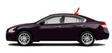 Driver Left Side Rear Door Window Door Glass Compatible with Nissan Maxima 2009-2015 Models