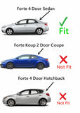Heated Rear Back Window Back Glass Compatible with Kia Forte 4 Door Sedan 2010-2013 Models
