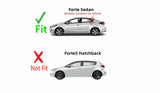 Driver Left Side Rear Vent Window Vent Glass Compatible with Kia Forte 4-Dr Sedan 2014-2018 Models
