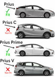Passenger Right Side Rear Vent Window Vent Glass Compatible with Toyota Prius / Prius Prime 4 Door Hatchback 2016-2022 Models