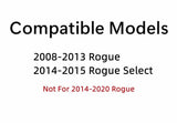 Heated Clear Back Tailgate Window Back Glass Compatible with Nissan Rogue 2008-2013 Models/Rogue Select 2014-2015 Models
